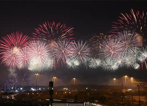 安平县焰火晚会